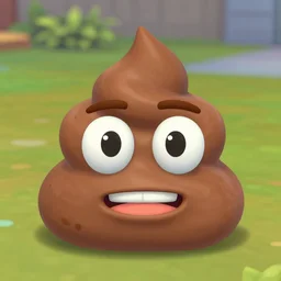 poop emoji in the sims 4