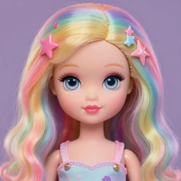 1 9 8 0 s doll rainbow brite portrait | highly detailed | very intricate | symmetrical | whimsical and magical | soft cinematic lighting | award - winning | closeup portrait | painted by donato giancola and mandy jurgens and charlie bowater | pastel color palette | featured on artstation