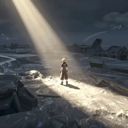 screenshot of kingdom hearts gameplay