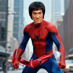 Bruce Lee as Spider Man realistic wallpaper badass