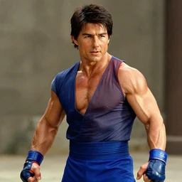 Still of Tom Cruise as Ryu in Street Fighter