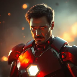 elon musk as ironman. atmospheric lighting. highly detailed digital painting by greg rutkowski. sharp focus, 8 k.
