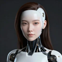 portrait of female android
