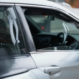a car with (open) ((((closed)))) windows, photo, highly detailed, 4k
