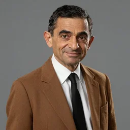 still of Mr. Bean in Blade Runner 2049, Roger Deakins, 4k, high quality