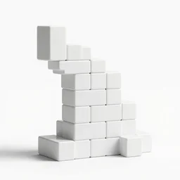 tetris blocks, white, trending on pinterest,