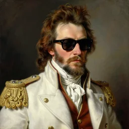 drdisrespect as napoleon, wearing oakley sunglasses, breath taking, dignified, highly detailed painting by gaston bussiere, j. c. leyendecker, greg rutkowski, craig mullins, 8 k