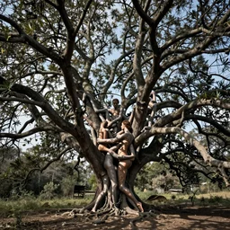 the Deleuzian Body Without Organs shuns the arboreal in favor of the rhizomatic, long live the skin to skin contact and multifarious multidimensional possibility