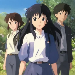 anime girl possessed in style of makoto shinkai and hidari and wlop