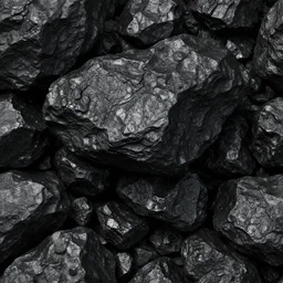 high resolution coal texture, black, photorealistic, pbr, 8 k, 3 0 0 dpi, seamless, c 4 d, ue 5, blender, volumetric lighting, ray tracing, octane rendering,