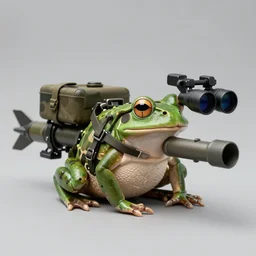 a rare military frog equipped with rocket launcher and night vision target acquisition system, photo from janes weekly