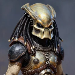 a portrait of Predator Yautja (1987), digital painting, masterpiece, by Ilya Kuvshinov, by Reiq, by Kentaro Miura, gorgeous, beautiful, 4k wallpaper