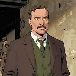 walter white as a comic novel character in the style of corto maltese by hugo pratt