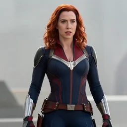 a still frame of nicholas cage as black widow, from the 2 0 1 2 film the avengers