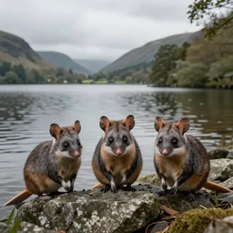 kingdom of possums in the lake district, by Alan Lee
