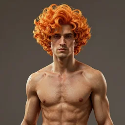 biohazard portrait of curly orange hair man from borderlands 3, au naturel, hyper detailed, digital art, trending in artstation, cinematic lighting, studio quality, smooth render, unreal engine 5 rendered, octane rendered, art style by klimt and nixeu and ian sprigger and wlop and krenz cushart.