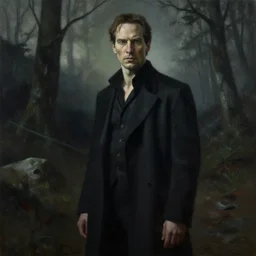 a still of matrix, painting by jakub rozalski,