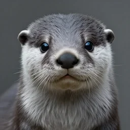 character concept art of a cute young male grey anthropomorphic gray furry otter | | cute - fine - face, pretty face, key visual, realistic shaded perfect face, fine details by stanley artgerm lau, wlop, rossdraws, james jean, andrei riabovitchev, marc simonetti, and sakimichan, trending on artstation