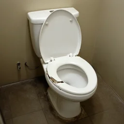 broken toilet