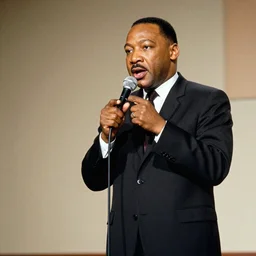 martin luther king doing stand up comedy