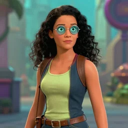 turanga leela in a live action futurama movie, photo real, movie cover shot, 8 k