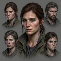 abby from the last of us, character portrait, concept art, intricate details, highly detailed by greg rutkowski, michael whelan and gustave done