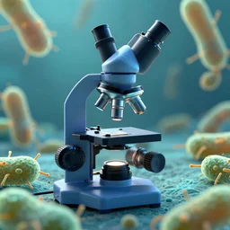 bacteria under the microscope