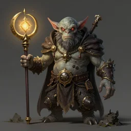 troll goblin monster mage concept art