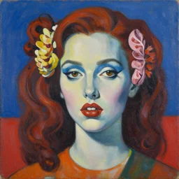 pop-surrealism Lowbrow art painting in the style of Nataly Kukula Abramovich
