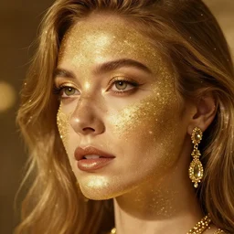 there's a lady who's sure all that glitters is gold,, highly detailed, sharp, cinematic, 8 k,