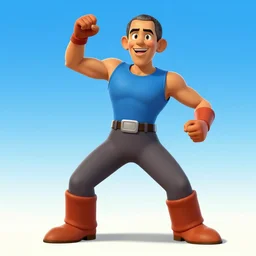 obama dapping up captain falcon