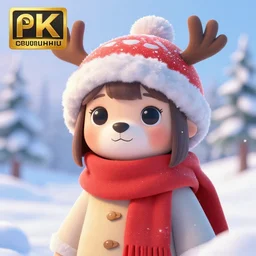 winter cute, illustration, digital art, inspired bycory loftis sharp, masterpiece, highly detailed, photorealistic, octane render, 8 k, unreal engine 5, trending on artstation, vivid colors