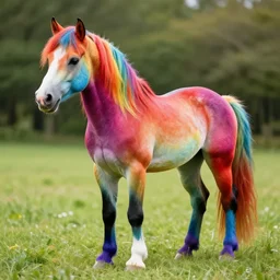 rainbow horse