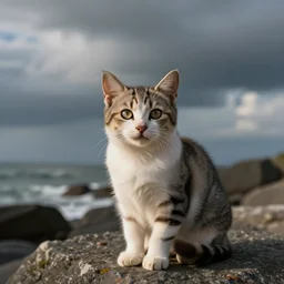 a cute kitten in liuqiu island