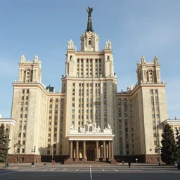 brutalist russian soviet architecture, symmetrical, by archipenko, pbr, 8 k ultra, photorealistic