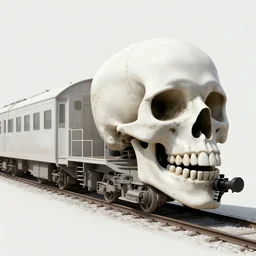 the Laughing Skull train by H.R. Giger