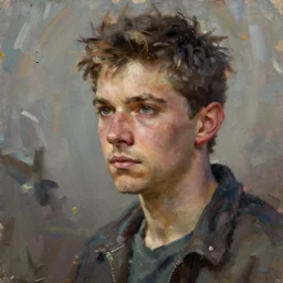cinematic shot, oil painting by eren arik, extremely detailed, brush hard, artstation, for aaa game, high quality, brush stroke