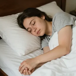 Don't call the doctor, I want to sleep peacefully. With your hand in mine. He told her about the past, how they met, remembered their first kiss. There was no crying, they smiled, they were grateful. Then she closed her eyes and fell asleep peacefully.
