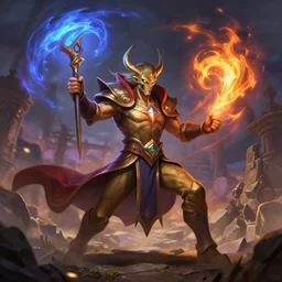 Invoker casting spells