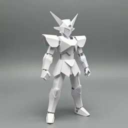 a paper model of pyra from xenoblade chronicles, paper modeling art.