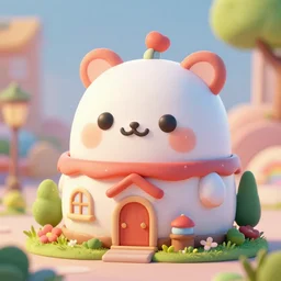 poket cute 🏡, 3 d, unreal engine 5, octane render, detailed, cinematografic, cinema 4 d, nvidia ray tracing graphics, artstation, greg rutkowski style