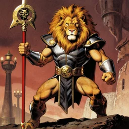 frazetta lion warrior