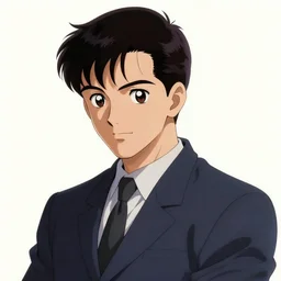 Tom Jobim, anime style, concept art