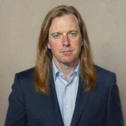 Anna Dittmann painting of Bill Burr, trending on art station