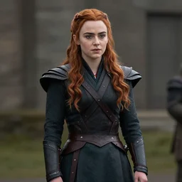 maisie williams as arya stark by charlie boatwater