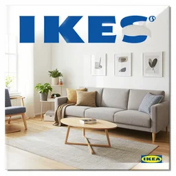 IKEA catalogue photo of a living room, by Lieberman