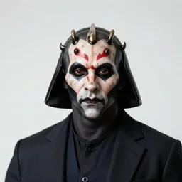 Darth Maul posing from LinkedIn profile picture, professional headshot