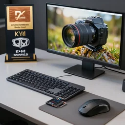 photo malfunctioned kvm mouses keyboards displays, professional photo award winning 3 5 mm lens photo longshot hyperrealism
