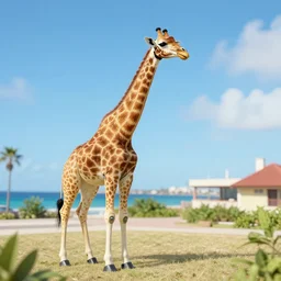 robot giraffe in aruba