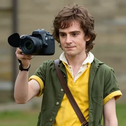 DC's character Robin as Frodo, dslr photo